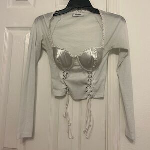 White Corset top
